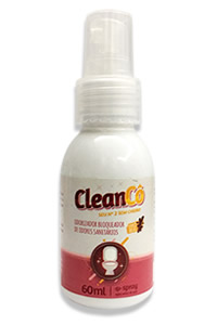 CleanCô, odorizador bloqueador de odores sanitários